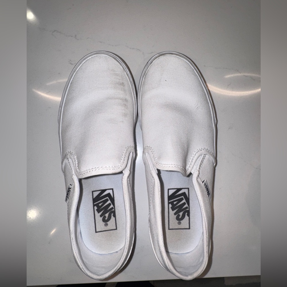 Vans Classic White Slip-On Shoes